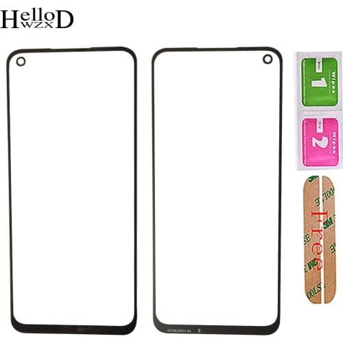 Phone Front Glass For OPPO A52 LCD Outer Glass Front Outer Glass ( No Touch Screen Digitizer Panel ) 3M Glue Wipes