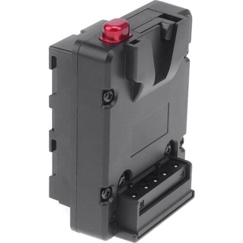 FOTGA V Mount D-Tap Battery Plate to NP-F NP-F970 F960 F750 F770 F550 Battery Power Adapter for Camera Moniitor LED Light