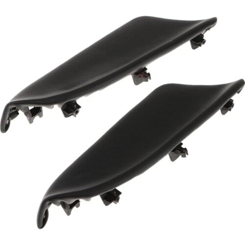 Pair Front Right Left Side Door Panel Armrest Real Leather For Honda Accord 2008-2012