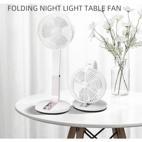 Turn The Universal Fan At Will Desktop USB Fan Stepless Wind Speed Low Noise Portable Plume Version For Office Illumination