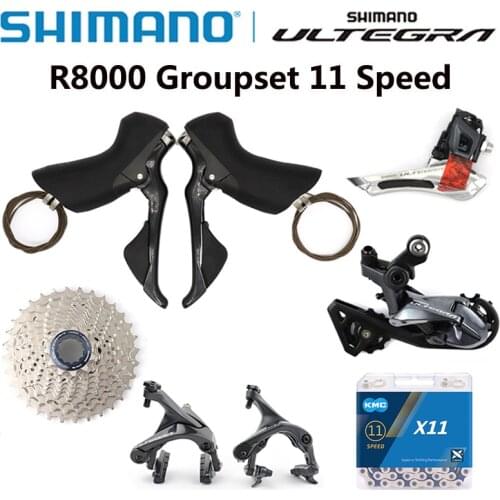 Shimano ULTEGRA R8000 Groepset 2 x 11 speed Derailleur 11v Road Bicycle Derailleurs Shifter LEVER Mechanical Rim Brakes