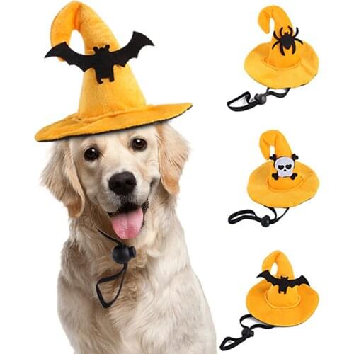 Funny Cat Dog Hats Halloween Pet Hat Decorative Plush Dog Costume Hat Kitten Hat for Cats Dogs Halloween Cosplay Party
