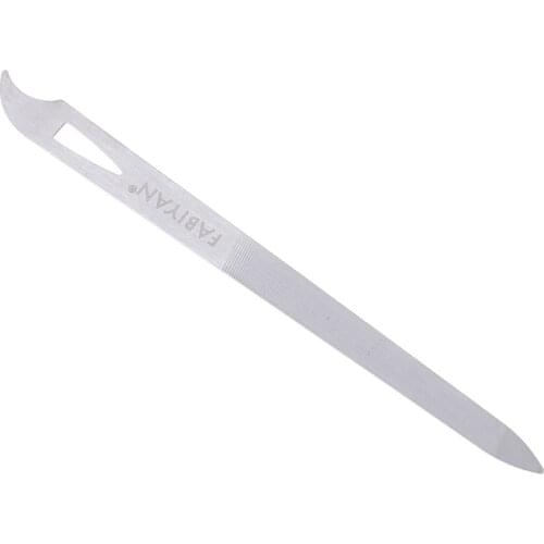 1Pc Stainless Steel Nail File Double Sides Thick Nails Pedicure Manicure Tools Metal Nail File Hot