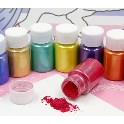 10g DIY Addition in Slime Glitter Powder Filler Pigment Decoration Kids Toys Interactive Pearl Powder Dye Fluffy Slime Supplies