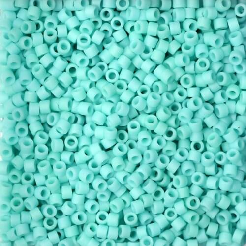 FAIRYWOO 5 Grams/Bag Glass Bead DB1586 Matte Lake Blue Beaded Bracelet Women Jewlery Seed Beads DIY Accessories Gifts Wholesale