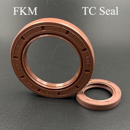 70*110*8/10/12/13 70x110x8/10/12/13 Brown Fluoro FKM Fluorine Rubber Spring U Lip TC Ring Gasket Radial Shaft Skeleton Oil Seal