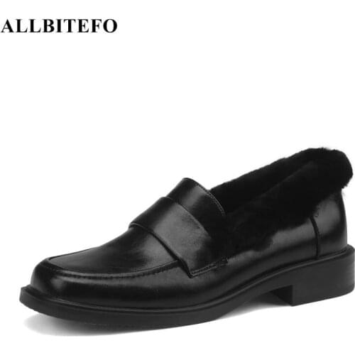 Allbitefo Women's Ballet Flats With Heels