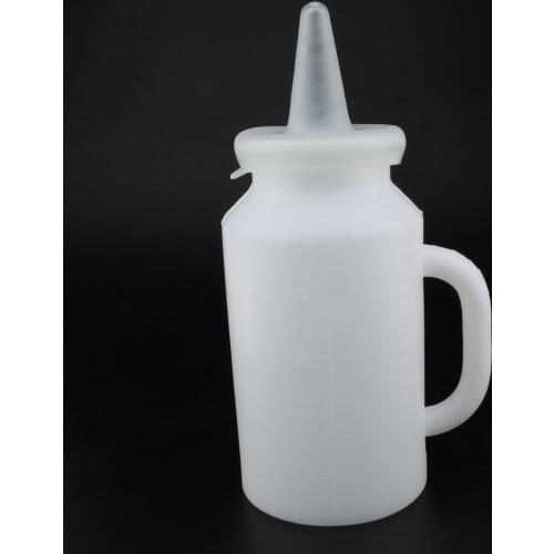 Livestock Calf Nursing Bottle Milk Bottle 250ml/1.6L with Handle Graduated