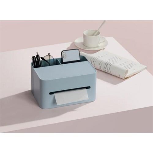 Household Plastic Tissue Box Table Napkin Holder Case Bathroom Tissue Box 3 Colors