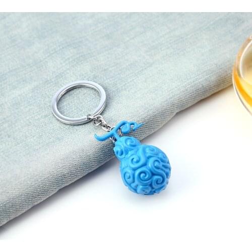 Anime One Piece Devil Fruit Key Chain Keyrings White beard Edward Newgate Key Holder Pendant Metal Keychains Charm Men Jewelry