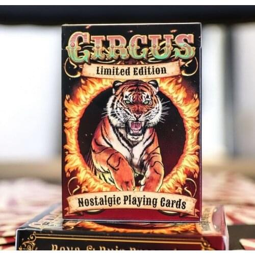 Circus Nostalgic Playing Cards Poker Size Deck USPCC Custom Limited Edition New Magic Props