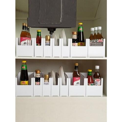 Kitchen Drawer Cabinet Storage Containers Plastic Box Spice Organizer Tableware Storage Box Case Bathroom Makeup Organizer