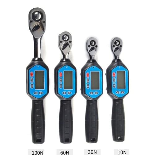 EWM-10 Digital Torque Wrench 1/4 Square Drive Max. 7.37ft.lb Torque Range Accurate to ±2% with Buzzer LED Indication