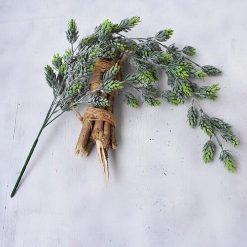 Simulation Flocked Plant Pineapple Grass Wall Hanging Pine Grass Vine Home Garden Decoration Flower Plante Artificielle