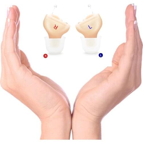 CIC Best Hearing Aids Digital 6 Channels 12 bands Invisible Hearing aids Sound Amplifier Devices Hearing Assist Dropshipping