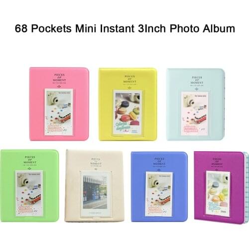 Lovely Nice Album Case Photo Storage Mini Film Size 64 Pockets Fashion For Fujifilm Poladrod for Instax Mini Film 7s 8 9