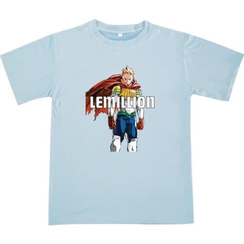 My Hero Academy Short Sleeve Loose Cool Style High Quality Summer Anime T-shirt Man and Woman Couple Wear