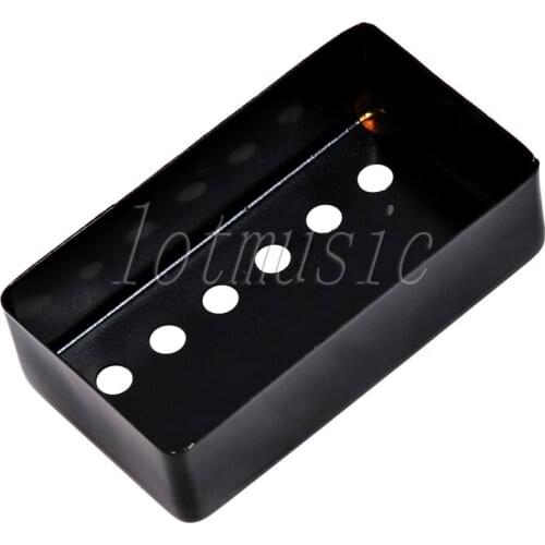 Humbucker Neck Pickup Cover 50mm For Electric Guitar Replacement Black Metal