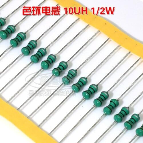 New Color Circle Inductor 0410 1/2W 10UH 100K Color Code Inductor