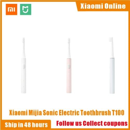 Original Xiaomi Mijia T100 Smart Electric Toothbrush 30 Day Last Machine 46g Two-speed Cleaning Mode Xiomi MI HOME Toothbrush