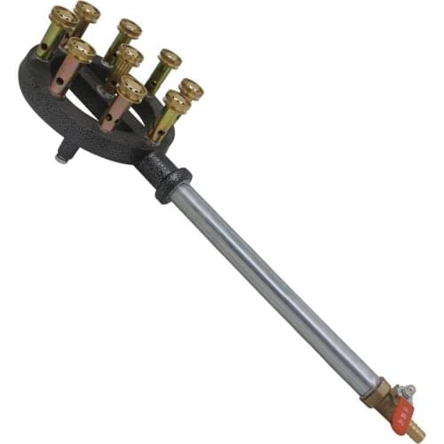 Stove kitchen propane portable gas jet burner stove 5/9/12/18 hole 1pc Cast Iron Burner for stove natural gas liquefied oven