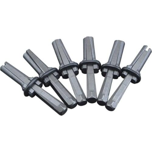Hot 6Pcs/Set 16mm Plug Wedges Feather Shims Concrete Rock Stone Splitter Hand Tools(5/8inch)