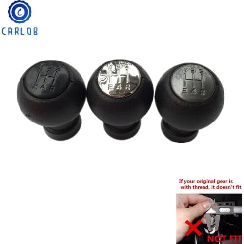 CARLOB For Suzuki Swift 2005-2010 / SX4 2007-2013 / ALTO 2010-2015 5 Speed Manual Gear Knobs Handball Head Knob Shift Shifter