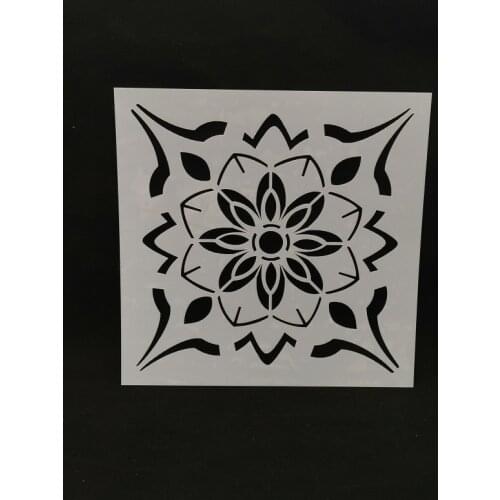 15*15 Flower Layering Stencils for Diy scrapbook/photo album Decorative Embossing coloring,painting stencil,home decor
