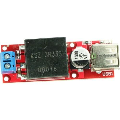 5 V USB Output Converter DC-DC DC 7 V-24 V 12 V to 5 V 3A Step-Down Buck KIS3R33S Module KIS-3R33S Step Down Power Supply Module
