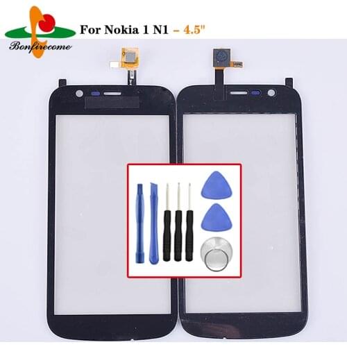 Outer Screen For Nokia 1 N1 Digitizer Sensor Front Touch Panel LCD Display Outer Glass Cover Repair Replace Parts