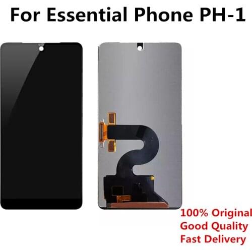 Tempered Glass+Tested Original High Quality 5.7 For Essential Phone PH-1 LCD Display+Touch Screen Digitizer Assembly Replacement