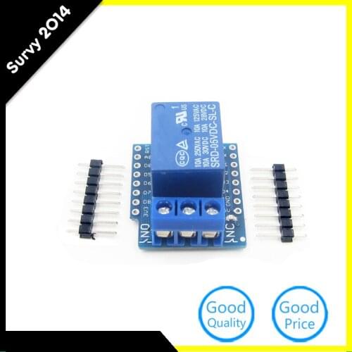 10 Pcs NEW Relay Shield WeMos D1 Mini ESP8266 Development Board Smart Electronics Relay Module diy electronics