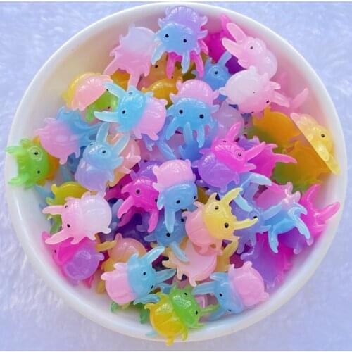 20pcs New Cute resin Mini bicolor bug flat back Cabochon Scrapbook Kawaii DIY Embellishments Accessories E33