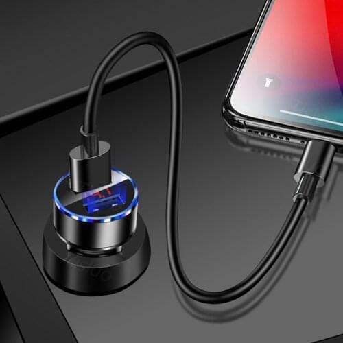 3.1A Dual USB Car Charger With LED Display Car-Charger for Jaguar XF XJ XJS XK S-TYPE X-TYPE XJ8 XJL XJ6 XKR XK8 XJS X320 X308
