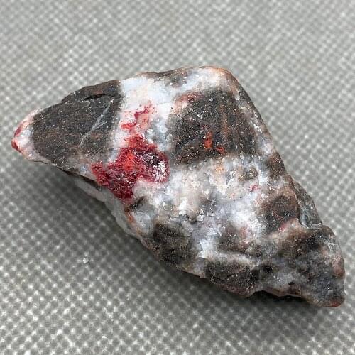 60g Natural Cinnabar stone Original red Stone Healing Reiki Crystal