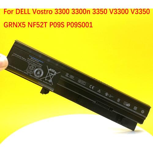 50TKN 14.8V 40Wh Laptop battery For DELL Vostro 3300 3300n 3350 V3300 V3350 GRNX5 NF52T P09S P09S001 V9TYF XXDG0