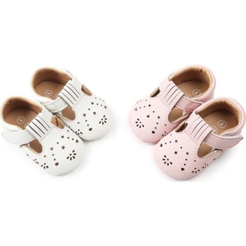 Baby shoes spring and autumn 6-12 months breathable princess baby toddler shoes female 0-1 years old non-slip soft bottom shoes