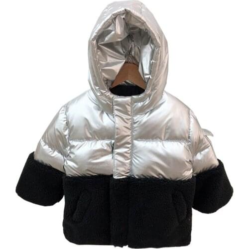 Toddler kids coat jacket classic hooded cashmere parkas coat for 1-6years child boys girls Winter thick coat clothes outerwear