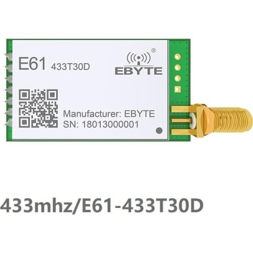 E61-433T30D 433mhz TCXO 1W SMA IoT uhf Wireless Transceiver 30dBm UART Transmitter and Receiver rf Module