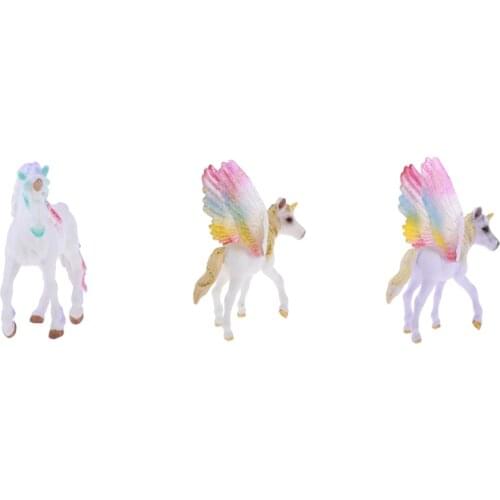 Animal Figure Realistic Hand Painted Toy Pegasus Figurine Model Educational Toys