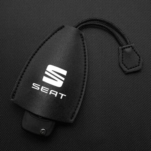 PU Leather Pull Type Key Bag Car Key Case Leather Keychain Pouch For Seat Ibiza Leon sc Altea Alhambra Ateca Exeo Arona Toledo