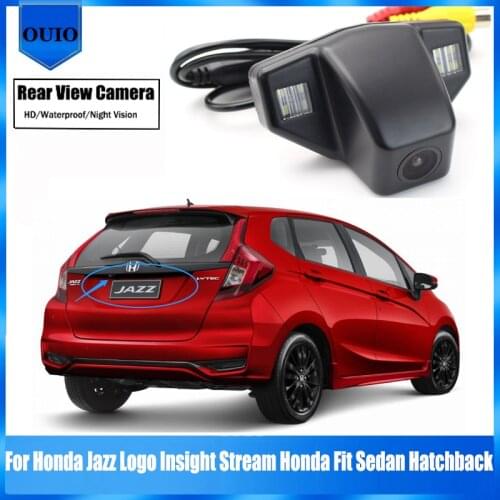 Rear View Camera For Honda Jazz Logo Insight Stream Honda Fit Sedan Hatchback BackUp Parking Reverse Camera License Plate Camera