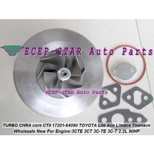 Turbo CHRA Cartridge Core CT9 17201-64090 Turbine For TOYOTA HIACE HILUX Lite Ace LiteAce Town Ace TOWNACE 1993-96 3CT 3C-T 2.2L