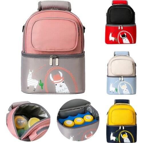 LEQUEEN Baby Organizer Mommy Bag Bolsa Maternidade Mini Fridge Insulation Bags Detachable Mochila Maternidade Bag For Maternity