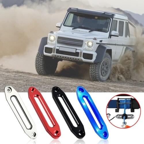 Winch Rope Guide Aluminum Hawse Fairlead 10 Inch for 3500-8000Lbs Winch Cable Rope Guide ATV UTV Off-road Traction Accessories