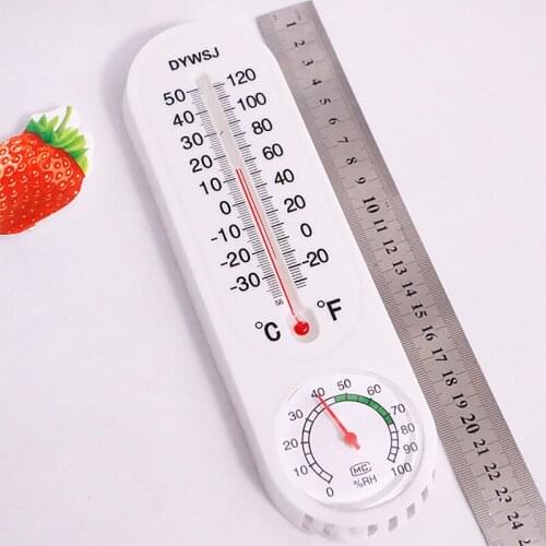 1Pcs Indoor Wall-Mounted Household Greenhouse Temperature And Humidity Meter Hygrometer For Sauna Room Schools Warehouses