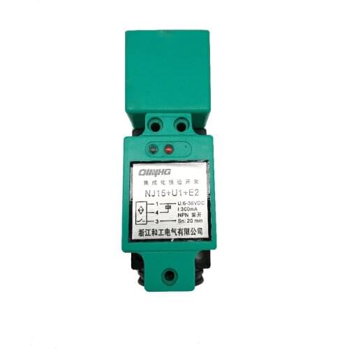 New NJ15+U1+E2/Z integrated proximity switch Square sensor DC three-wire NPN normally open