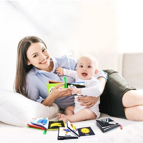 Early Childhood Education Cloth Book Washable Baby Intelligence Development Learn Cognize Toy