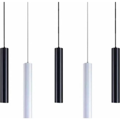 Nordic COB Hanging Wire Downlight 20CM/30CM/60CM Long Tube LED Downlight 3W/7W/12W COB Ceiling Light Cone Decorative Chandelier