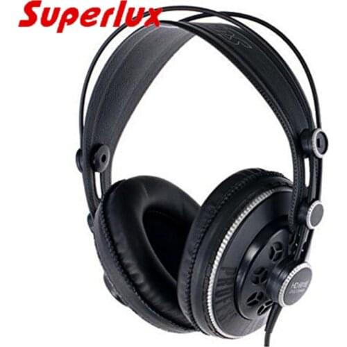 Professional Studio Headphone Superlux HD681B Semi-open Dynamic Stereo Monitoring Headset DJ Hifi Noise Cancelling Earphone